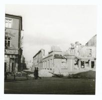 Tilsit, Stadt, Stadtkreis Tilsit Hohe Straße 32 Tilsit, Hohe Str. Bierpalast Paul Fendius nach der Zerstörung II Тильзит, Хоэштрассе, пивной дворец Пауля Фендиуса после разрушения, II