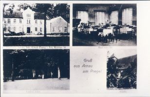 Arnau Kr. Samland, Kreis Samland Arnau, Gasthaus und Saal, Lindenallee, Kirche Arnau, Gaststätten