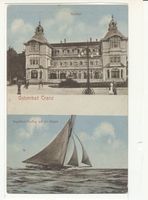 Cranz Kr. Samland, Ort, Kreis Samland Cranz Kr. Samland, Segelbootausflug auf der Ostsee, Kurhaus, IV Samland, Orte im Kreis