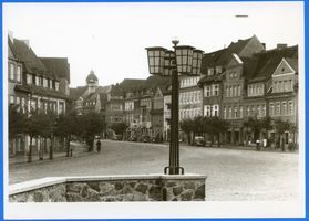 Ortelsburg, Stadt, Kreis Ortelsburg Ortelsburg, Blick vom Rathaus auf Markt II Ортельсбург, вид с ратуши на рынок, II