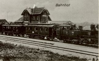 Großwaltersdorf, Kreis Gumbinnen Walterkehmen, Bahnhof 