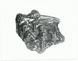 Memel, Stadt, Stadtkreis Memel Memel, Museum, Fragment einer schildartigen Kachel 