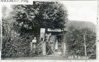 Kraussen, Kreis Samland Kraussen, Geschäftshaus P. Wittke 