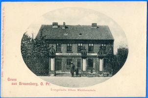 Braunsberg Kr. Braunsberg, Kreis Braunsberg Braunsberg, Ostpr., Evang. höhere Mädchenschule 