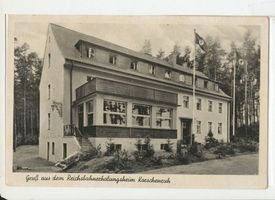 Korschenruh, Kreis Heiligenbeil Korschenruh, Reichsbahnerholungsheim Коршенру, дом отдыха железнодорожников