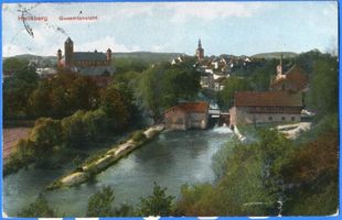 Heilsberg Kr. Heilsberg, Stadt, Kreis Heilsberg Heilsberg Kr. Heilsberg, Gesamtansicht IV 