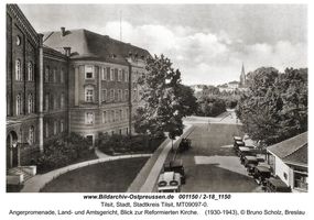 Tilsit, Stadt, Stadtkreis Tilsit Angerpromenade