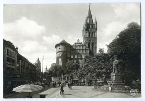 Königsberg (Pr.), Stadtkreis Königsberg Königsberg (Pr.), Kaiser-Wilhelm-Platz mit Schloß XXI Königsberg, Schloß