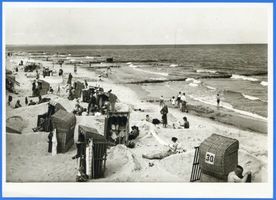 Cranz Kr. Samland, Ort, Kreis Samland Cranz, Strandleben XI 