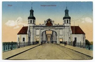 Tilsit, Stadt, Stadtkreis Tilsit  Tilsit, Portal der Luisen-Brücke X 