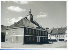 , Rößel, Marktplatz mit Rathaus Рёссель, рыночная площадь с ратушей