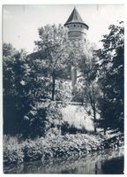 Allenstein, Stadtkreis Allenstein Allenstein, Schloß, Schloßturm an der Alle Allenstein, Schloß