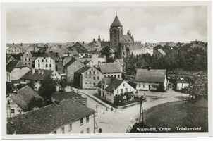 Wormditt, Kreis Braunsberg Wormditt, Ortsansicht Вормдитт, вид местечка