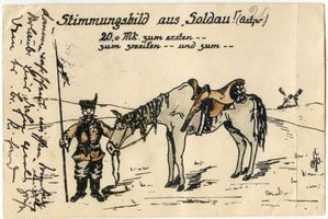 Soldau, Kreis Neidenburg Soldau,  Stimmungsbild  