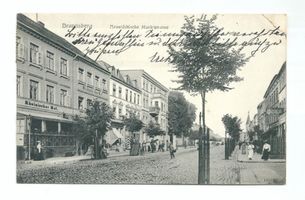 Braunsberg Kr. Braunsberg, Kreis Braunsberg  Hindenburgstraße (fr. Neustädtische Marktstraße) Braunsberg, Neustädtischer Markt (sp. Vorstädtischer Markt) III 
