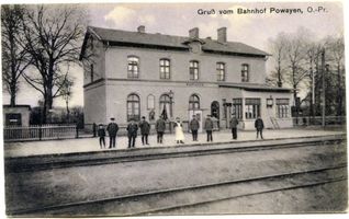 Powayen Kr. Samland, Gut und Bahnstation, Kreis Samland 