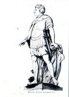 Königsberg (Pr.), Stadtkreis Königsberg Königsberg, Denkmal König Friedrich I, Zeichnung 
