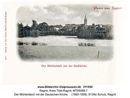Ragnit, Kreis Tilsit-Ragnit  Ragnit, Mühlenteich