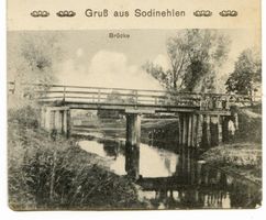 Jägersfreude (Ostpr.), Kreis Gumbinnen Sodinehlen, Brücke 