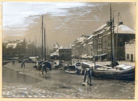 Königsberg (Pr.), Stadtkreis Königsberg Königsberg (Pr.), Fischbrücke im Winter Königsberg, Stadtteil Kneiphof