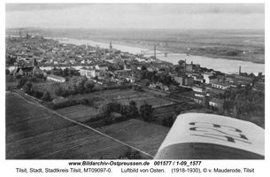 Tilsit, Stadt, Stadtkreis Tilsit  Tilsit, Luftbilder und Panoramen
