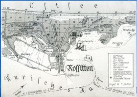 Rossitten Kr. Samland, Kreis Samland Rossitten Kr. Samland, Übersichtsplan 