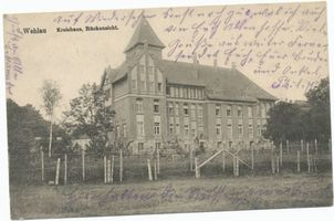 Wehlau, Kreis Wehlau Wehlau, Kreishaus, Rückansicht Велау, уездное управление, вид сзади