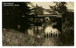 Klein Baitschen, Kreis Gumbinnen Klein Baitschen, Schwentischke-Brücke 