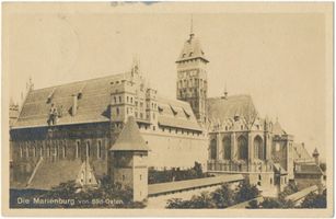 Marienburg, Westpr., Kreis Marienburg Marienburg, Hochschloss und Schlosskirche von  Südosten XXI Marienburg, Schloß