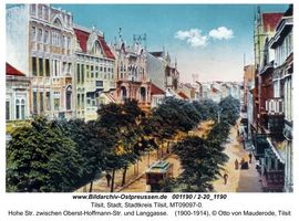 Tilsit, Stadt, Stadtkreis Tilsit Hohe Straße  