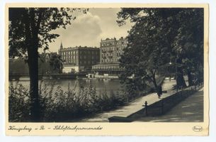 Königsberg (Pr.), Stadtkreis Königsberg Königsberg (Pr.), Schloßteichpromenade XV Кёнигсберг (Пр.), променада у Замкового пруда, XV