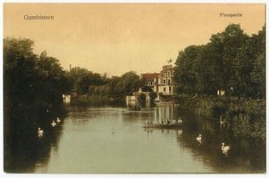 Gumbinnen, Stadt, Kreis Gumbinnen Gumbinnen, Flußpartie XII Гумбиннен, вид на реке, XII