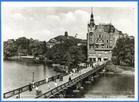 Königsberg (Pr.), Stadtkreis Königsberg Königsberg (Pr.), Schloßteichbrücke XIII Кёнигсберг (Пр.), мост через Замковый пруд, XIII