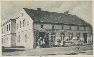 Trappen, Ort, Kreis Tilsit-Ragnit Trappen, Kolonialwaren Friedrich Bollmann Траппен, колониальные товары Фридриха Больманна