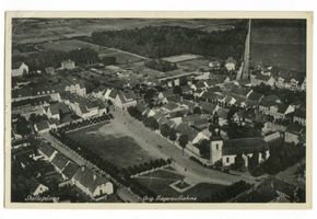 Ebenrode, Stadt, Kreis Ebenrode Ebenrode fr. Stallupönen, Luftbild II 