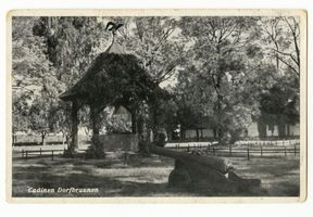 Cadinen, Kreis Elbing Cadinen, Dorfbrunnen 
