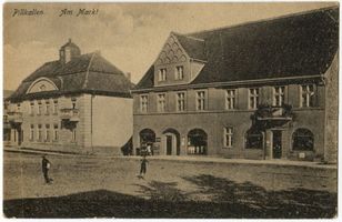 Schloßberg, Kreisstadt, Kreis Schloßberg Pillkallen Kr. Schlossberg, Markt IV Пиллькаллен, уезд Шлоссберг, рыночная площадь, IV