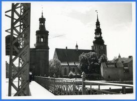 Tilsit, Stadt, Stadtkreis Tilsit  Tilsit, Blick von der Luisen-Brücke auf die Deutsche Kirche IX Tilsit, Deutsche Kirche (Deutschordens-Kirche, Stadtkirche, Alte Kirche)