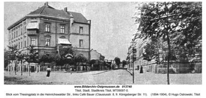 Tilsit, Stadt, Stadtkreis Tilsit Heinrichswalder Straße