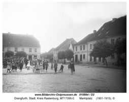 Drengfurth, Stadt, Kreis Rastenburg Marktplatz