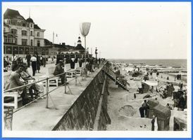Cranz Kr. Samland, Ort, Kreis Samland Cranz Kr. Samland, Strandpromenade X Cranz, Strandpromenade