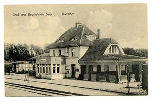 Beinuhnen, Kreis Angerapp Beynuhnen, Bahnhof 