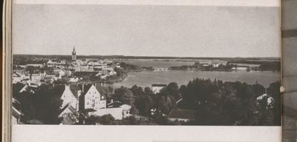 Lyck, Stadt, Kreis Lyck Lyck, Ortsansicht mit Lycker See 