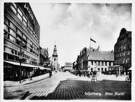 Insterburg, Stadt, Stadtkreis Insterburg Alter Markt Insterburg, Alter Markt mit Lutherkirche, XXXII Инстербург, Старый рынок с Лютеранской церковью, XXXII