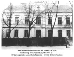 Rastenburg, Stadt, Kreis Rastenburg Hindenburgstraße