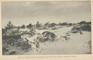 Nimmersatt, Kreis Memel Nimmersatt, Wilde ausgewehte Binnendüne nahe der russischen Grenze Kurische Nehrung, Dünen