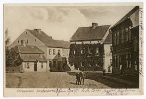 Schippenbeil, Kreis Bartenstein Schippenbeil, Straßenpartie I 