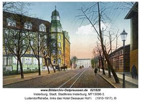 Insterburg, Stadt, Stadtkreis Insterburg Ludendorffstraße (fr. Gumbinner Straße) 2