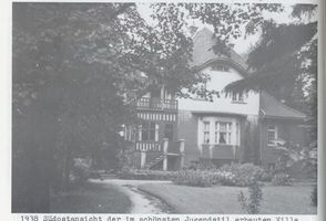 Königsberg (Pr.), Stadtkreis Königsberg Haarbrücker Straße 24 Königsberg, Amalienau,   Villa Grenz , Südostansicht Königsberg, Stadtteil Amalienau
