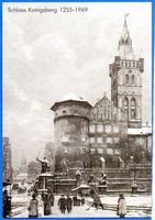 Königsberg (Pr.), Stadtkreis Königsberg Königsberg (Pr.), Schloß mit Kaiser-Wilhelm-Platz im Winter, Gemälde Königsberg, Schloß